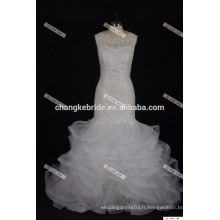 Elegant A-Line Sweetheart Robe de mariée avec Tulle Tiered